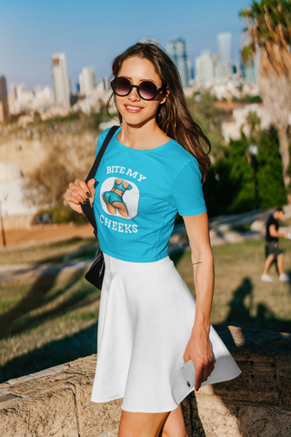 Bite My Cheeks Tee – Women’s Tee